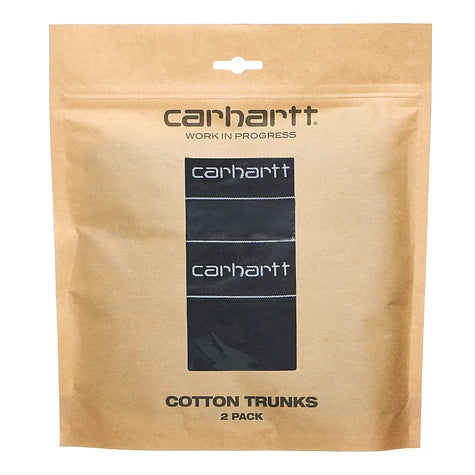 Carhartt WIP mustat boxerit 2 kappaletta, kuva pakkauksesta