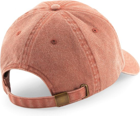 Tile Square - Logo Cap Washed Orange / White
