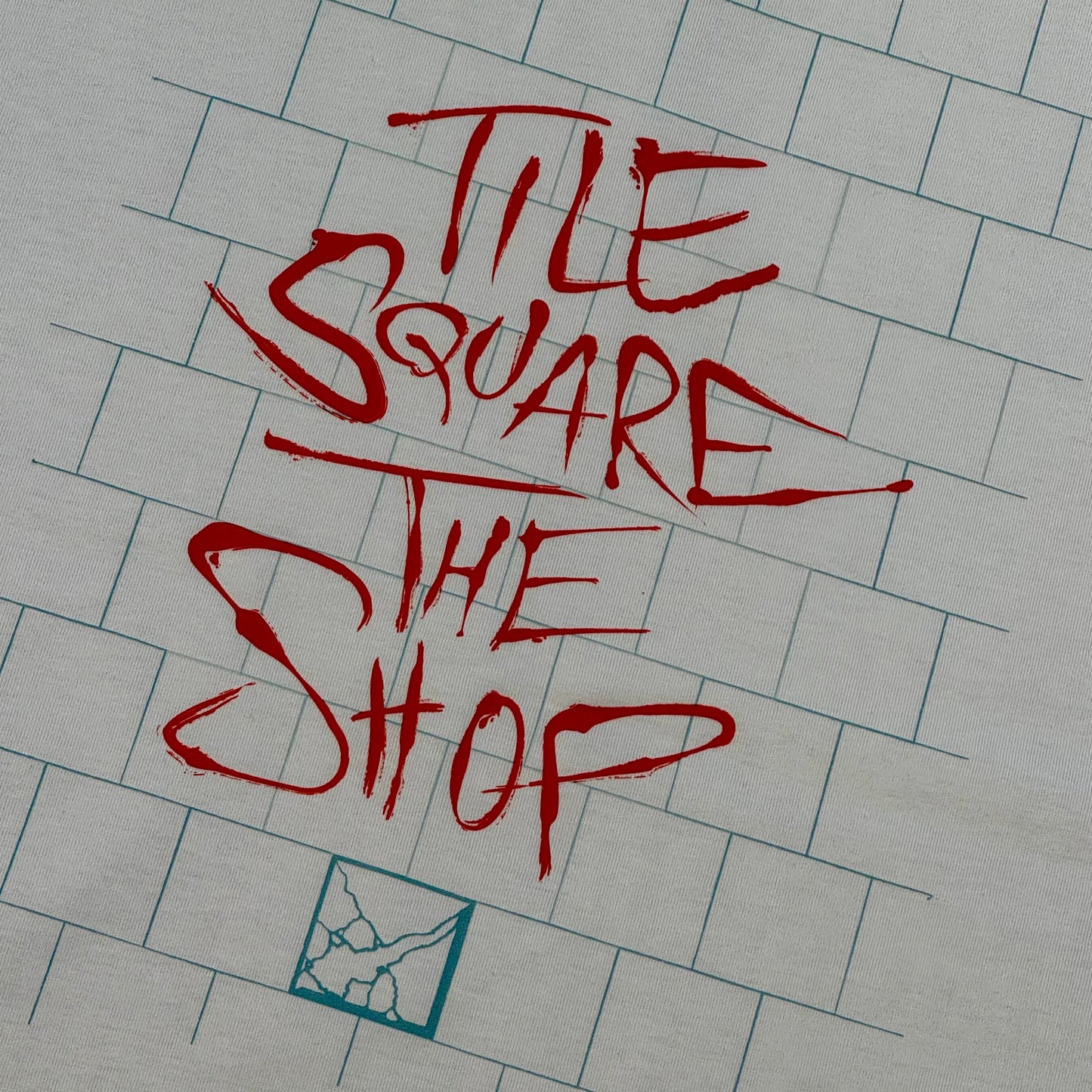 Tile Square - The Shop Tee White