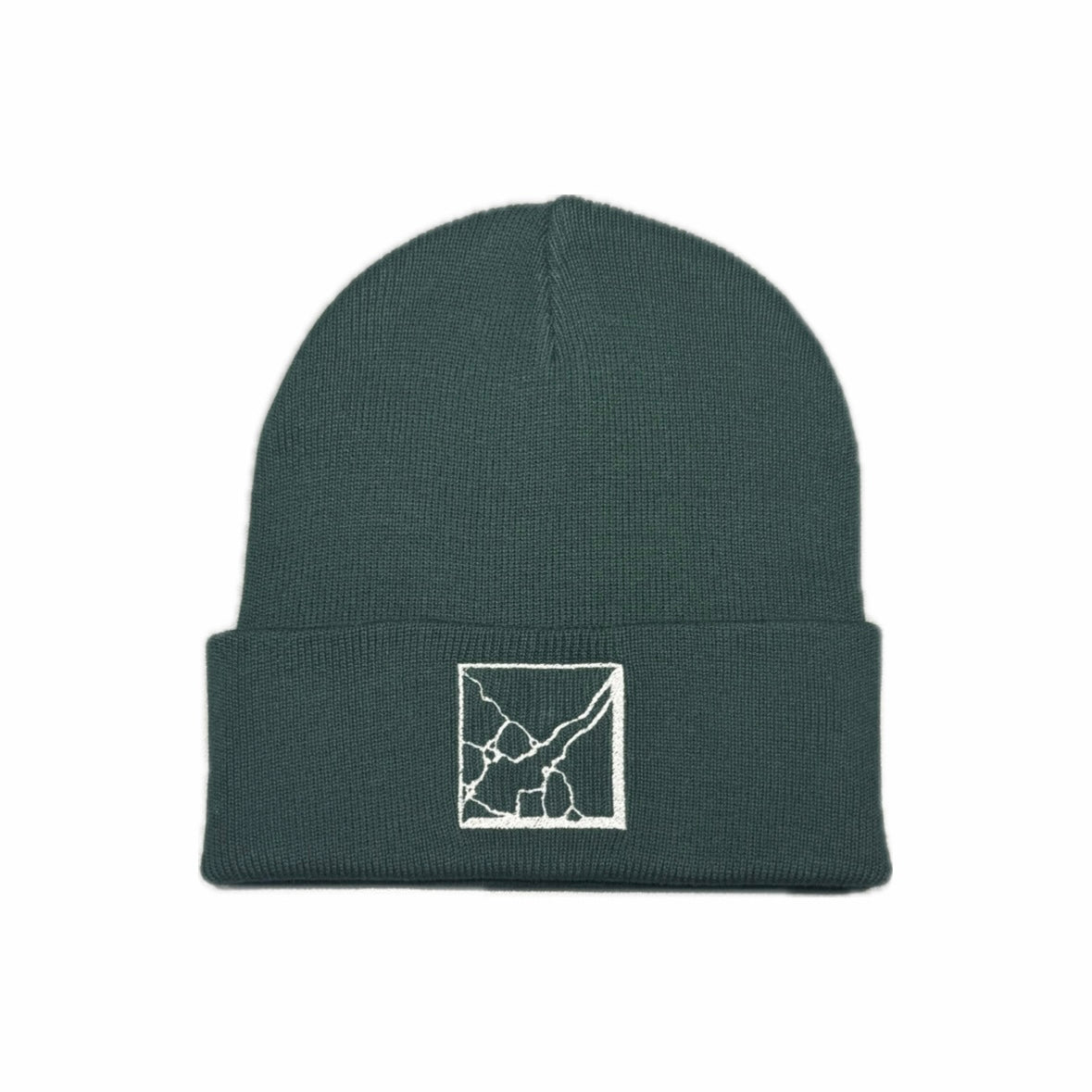 Tile Square - Square Logo Beanie Bottle Green
