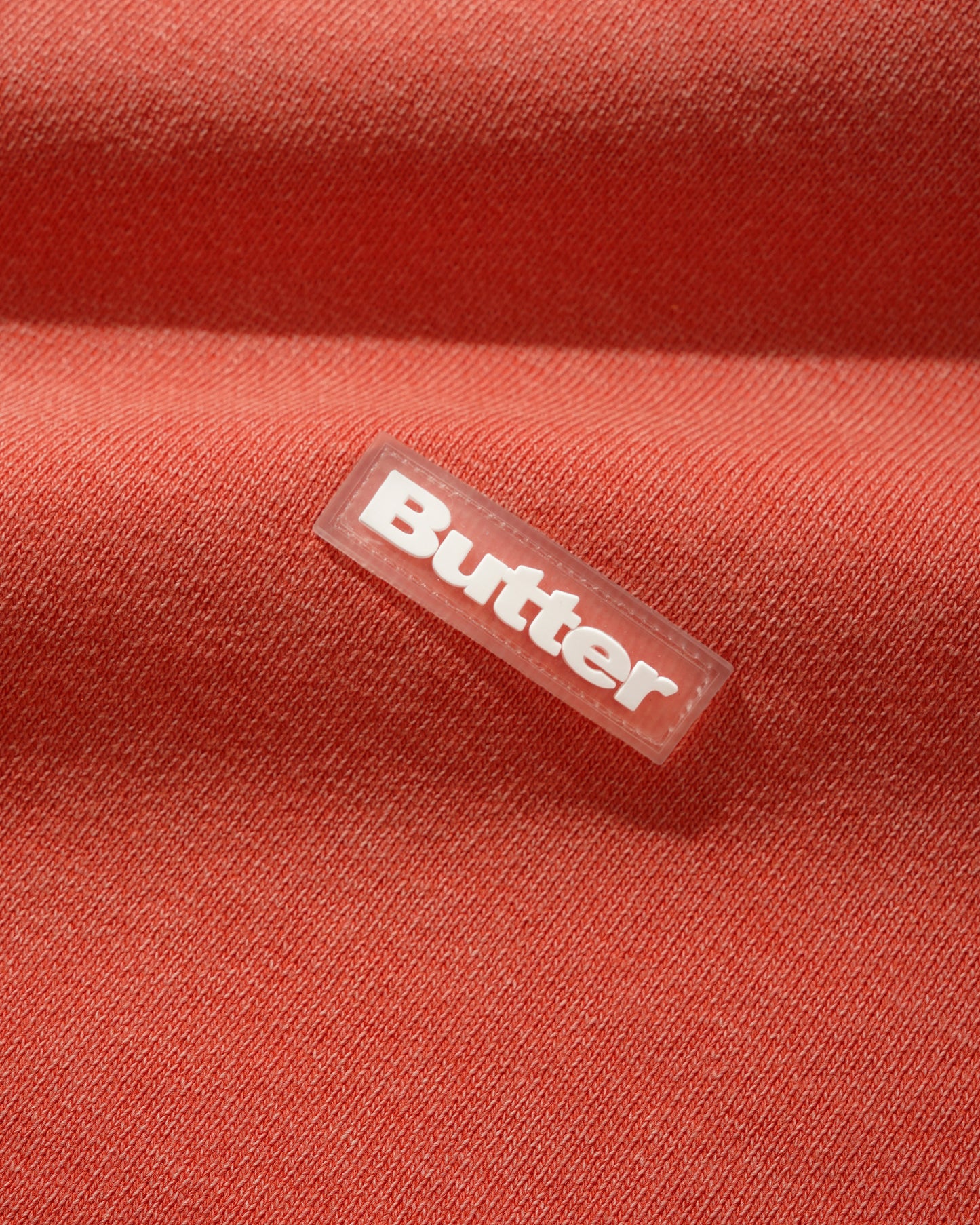 Butter Goods - Basic Pullover Hood Washed Blood Orange