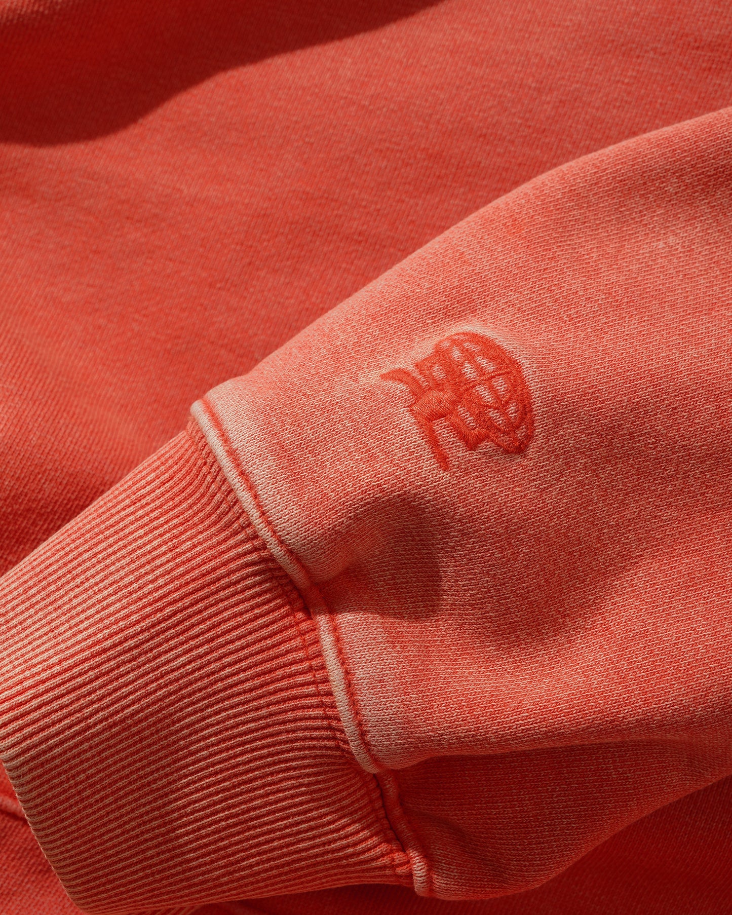 Butter Goods - Basic Pullover Hood Washed Blood Orange
