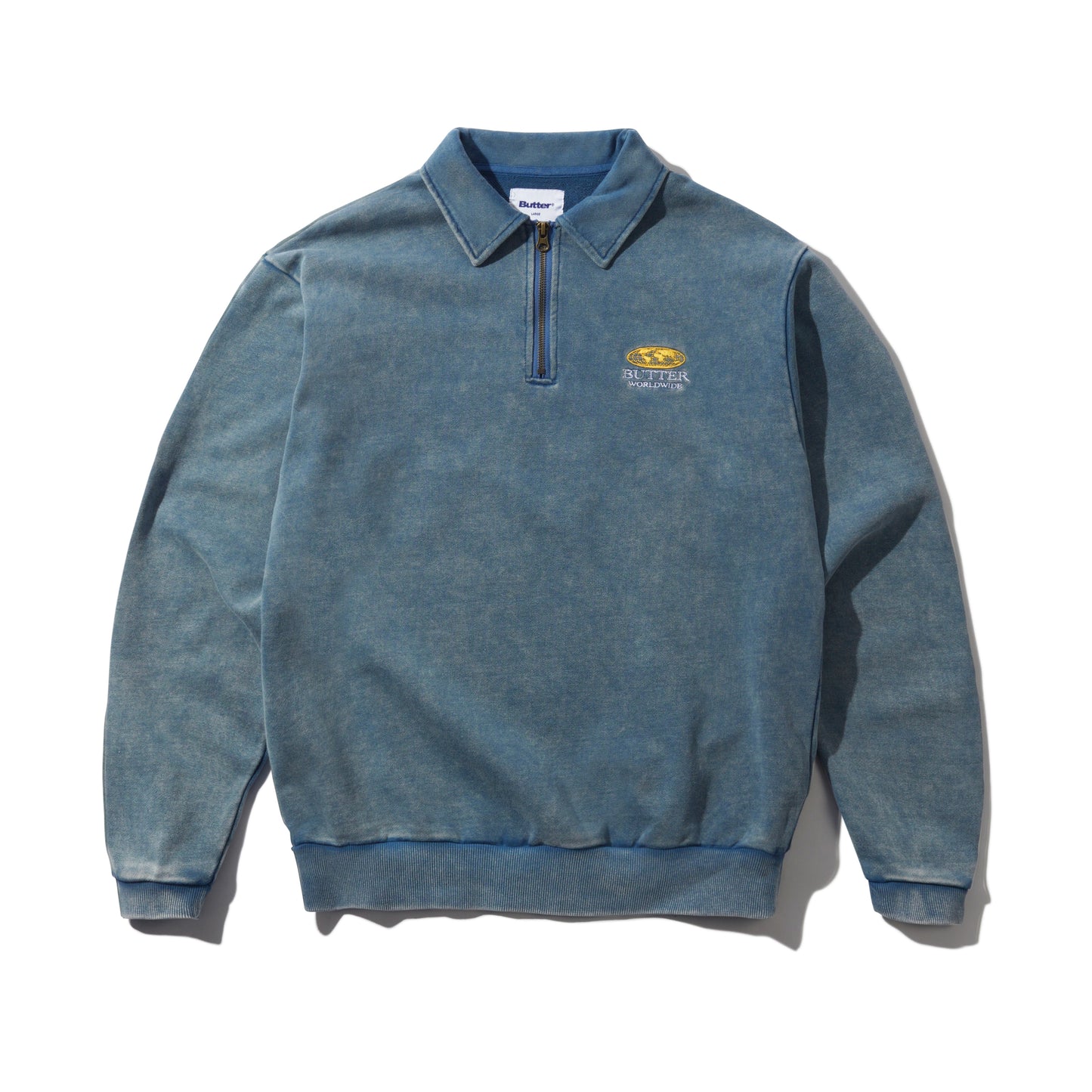 Butter Goods - Corp 1/4 Zip Pullover Navy