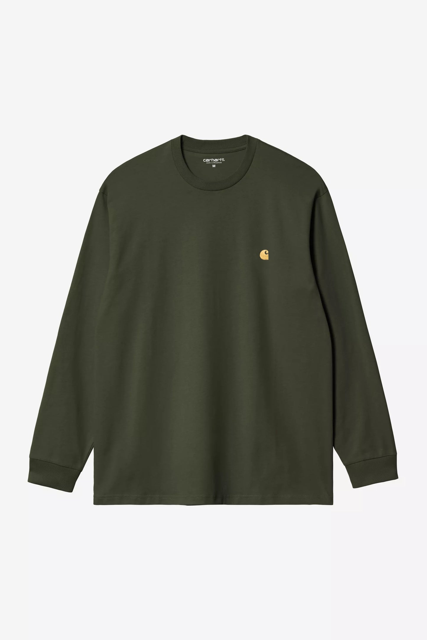 Carhartt - L/S Chase T-Shirt Olive / Gold