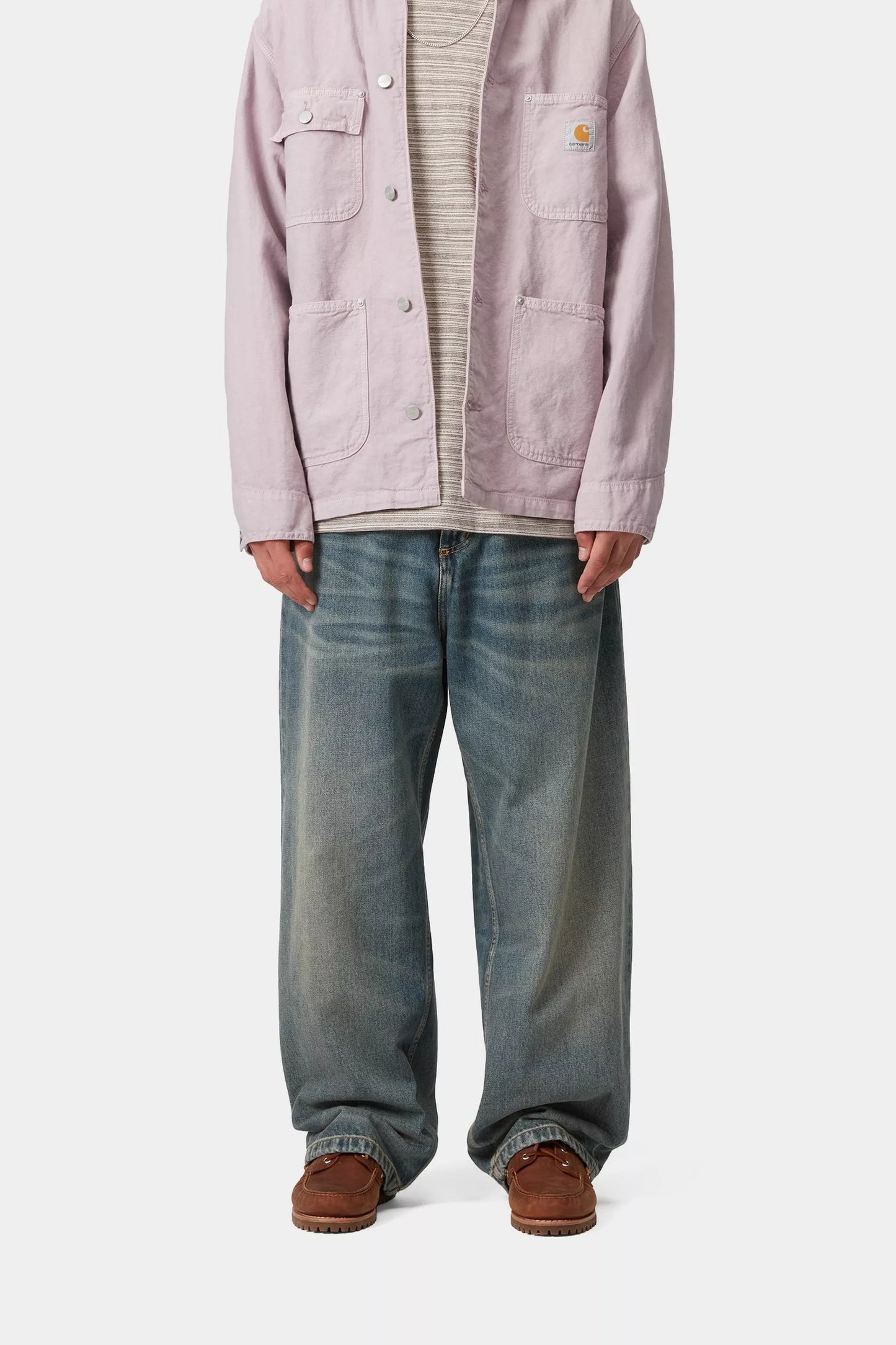 Carhartt - Brandon Pant Blue Worn Used Wash