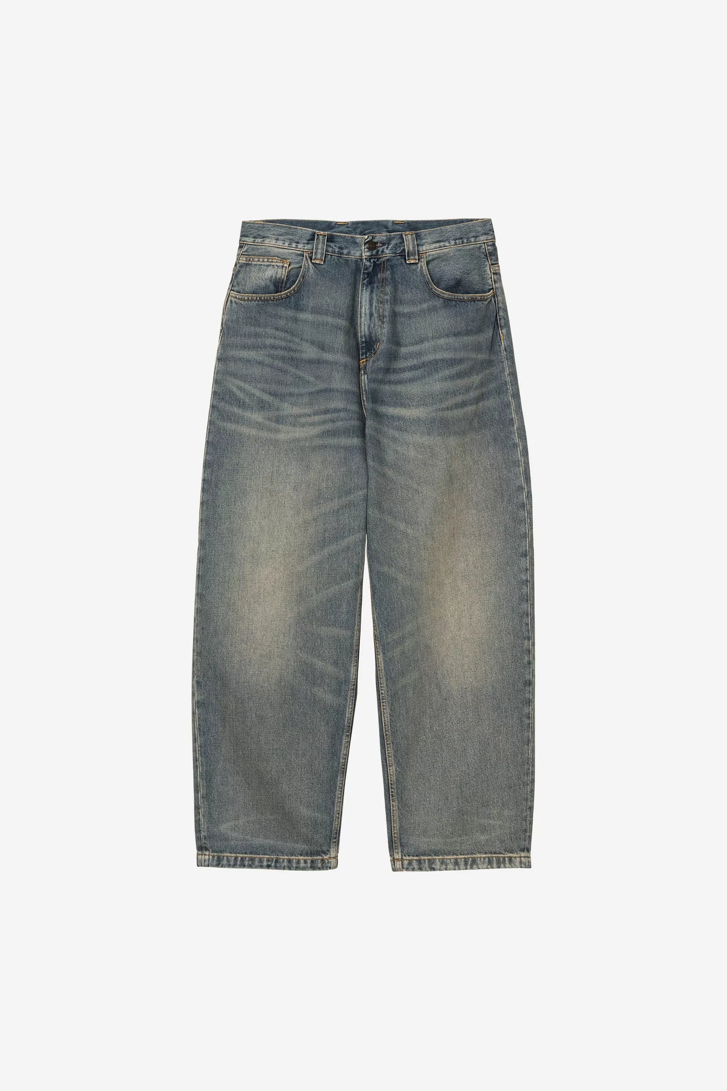 Carhartt - Brandon Pant Blue Worn Used Wash