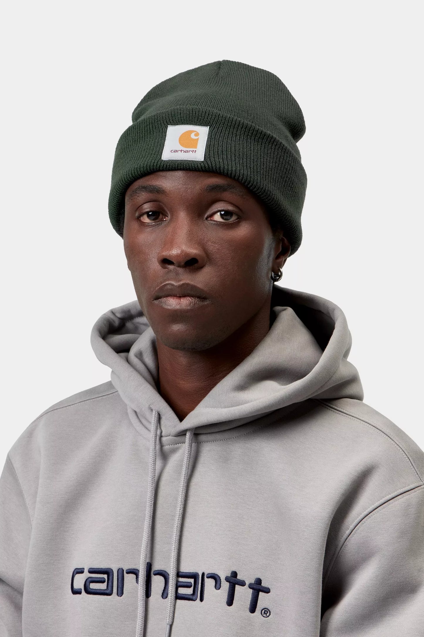Carhartt - Short Watch Hat Dark Scarab