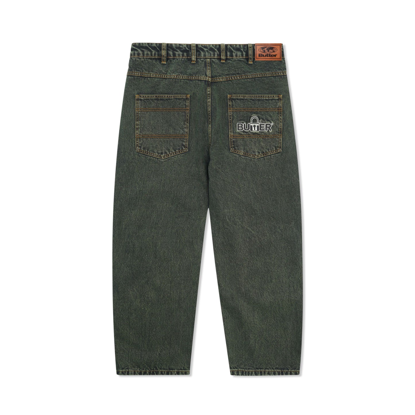 Butter Goods - Lock Baggy Denim Jeans Washed Ivy