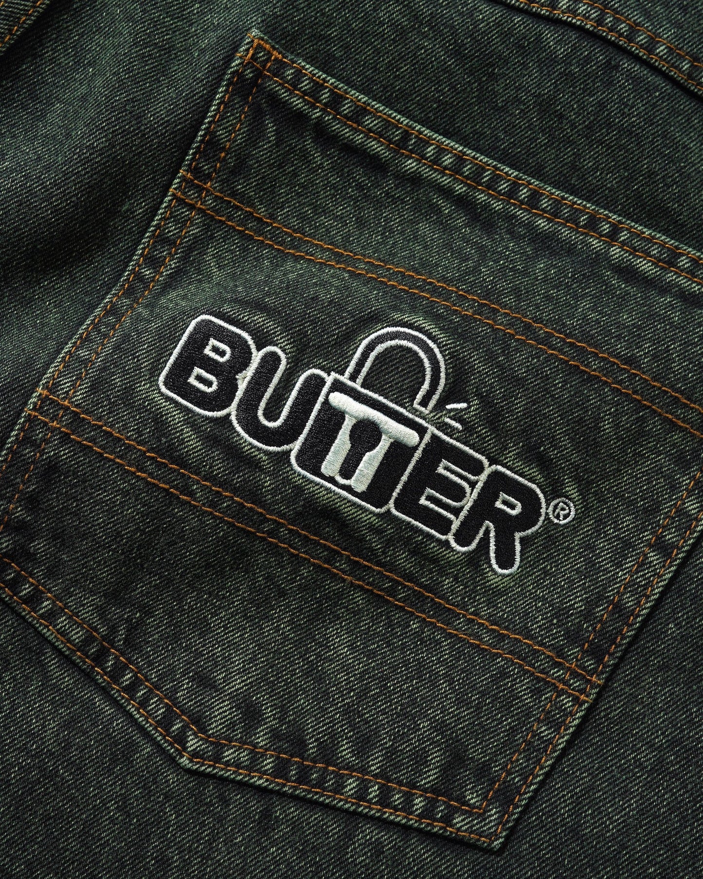 Butter Goods - Lock Baggy Denim Jeans Washed Ivy
