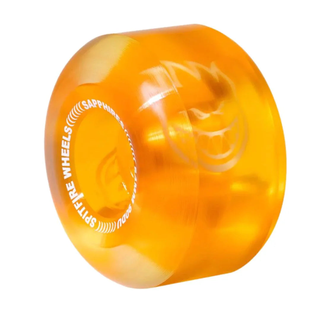 Spitfire - Sapphire 90A Clear/Orange 54mm
