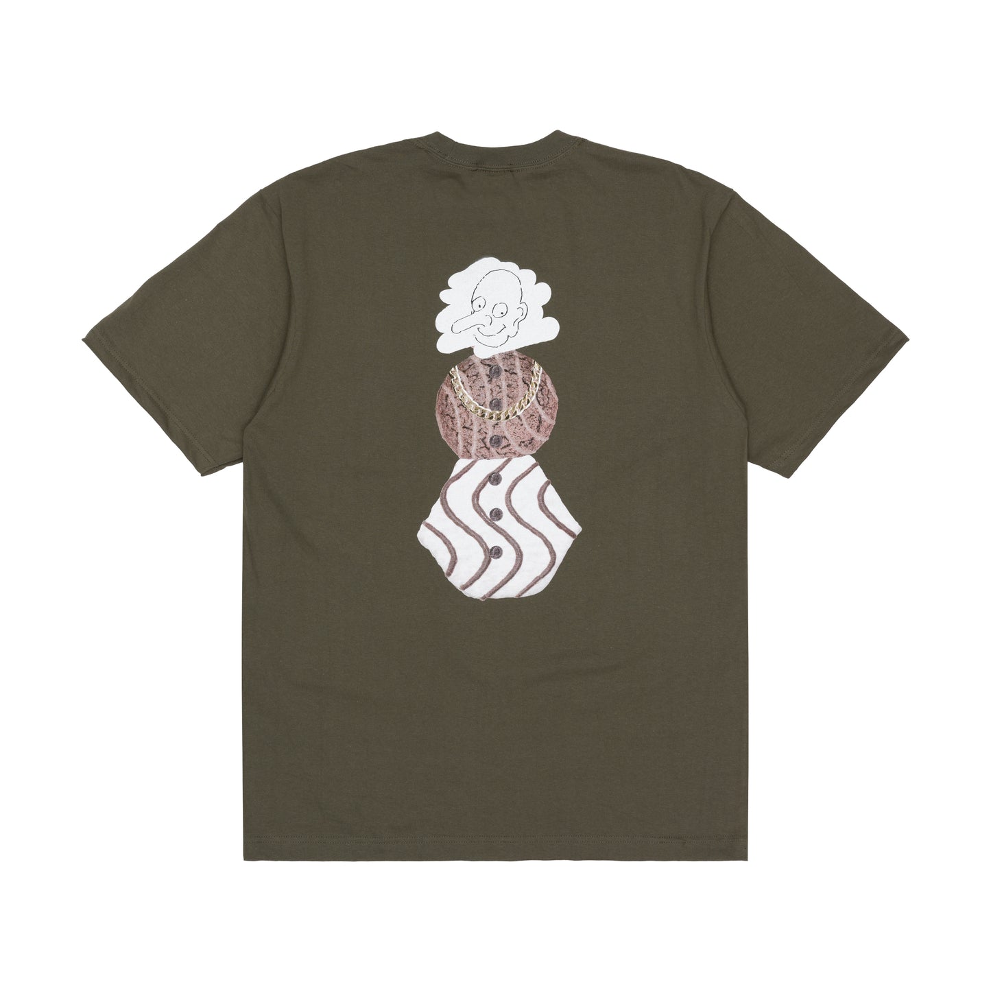 Quartersnacks - Whistler's Snackman Tee Olive