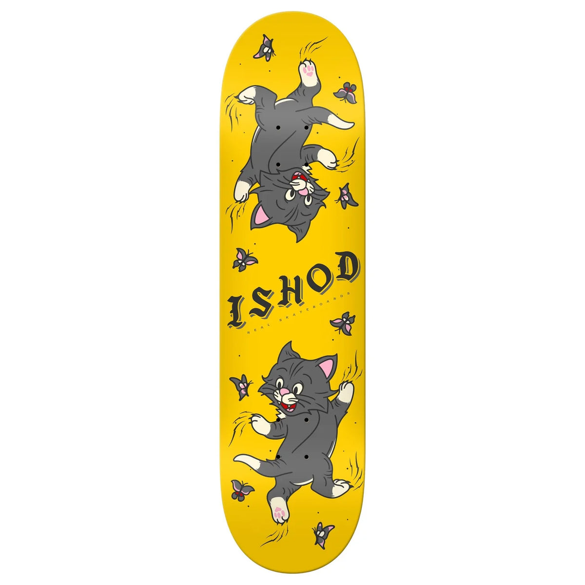 Real Skateboards - Ishod Kitten Scratch Twin Tail 8"