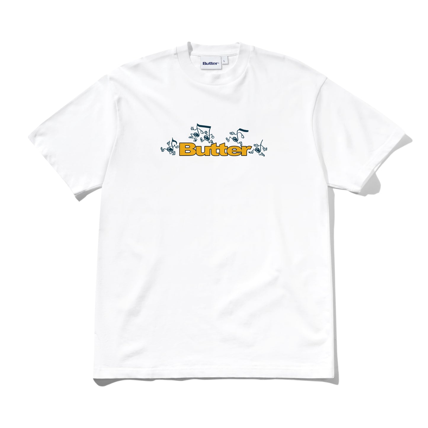 Butter Goods - Tempo Logo Tee White