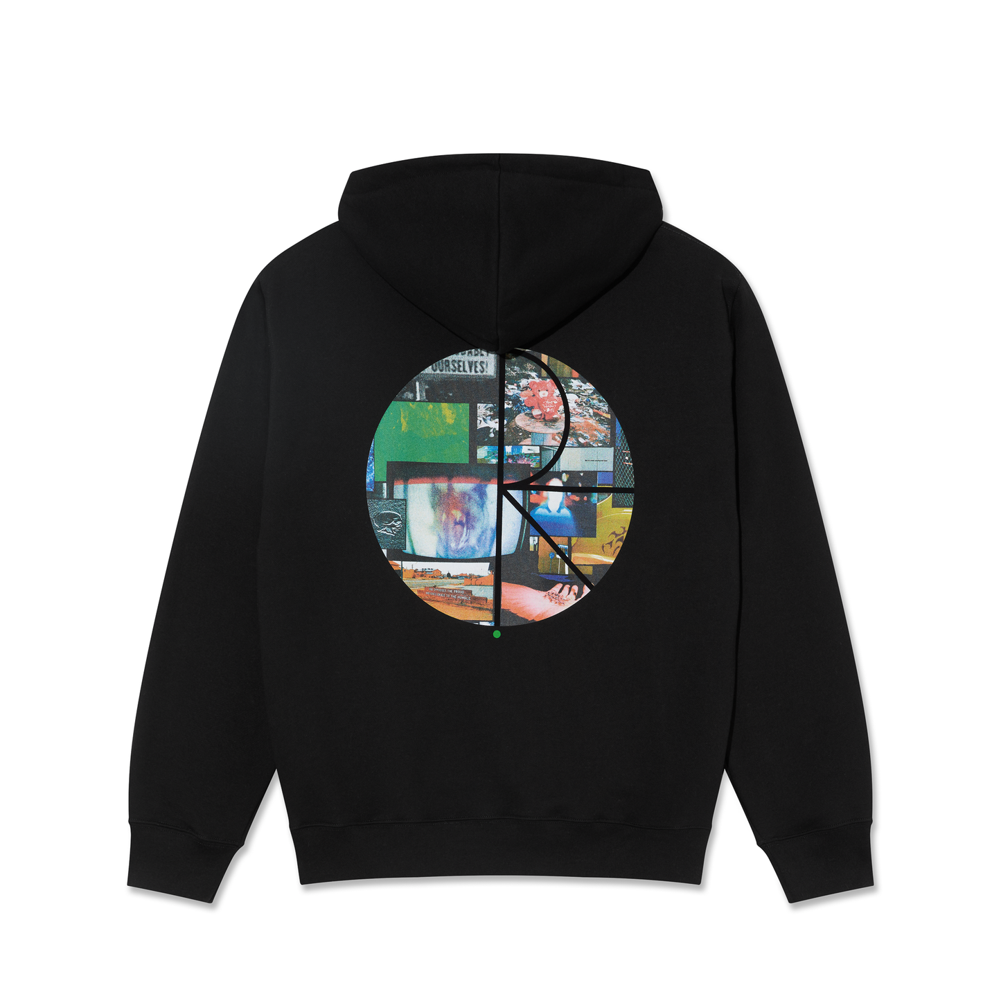 Polar - Dave Hoodie Fill Logo Ourselves Collage Black