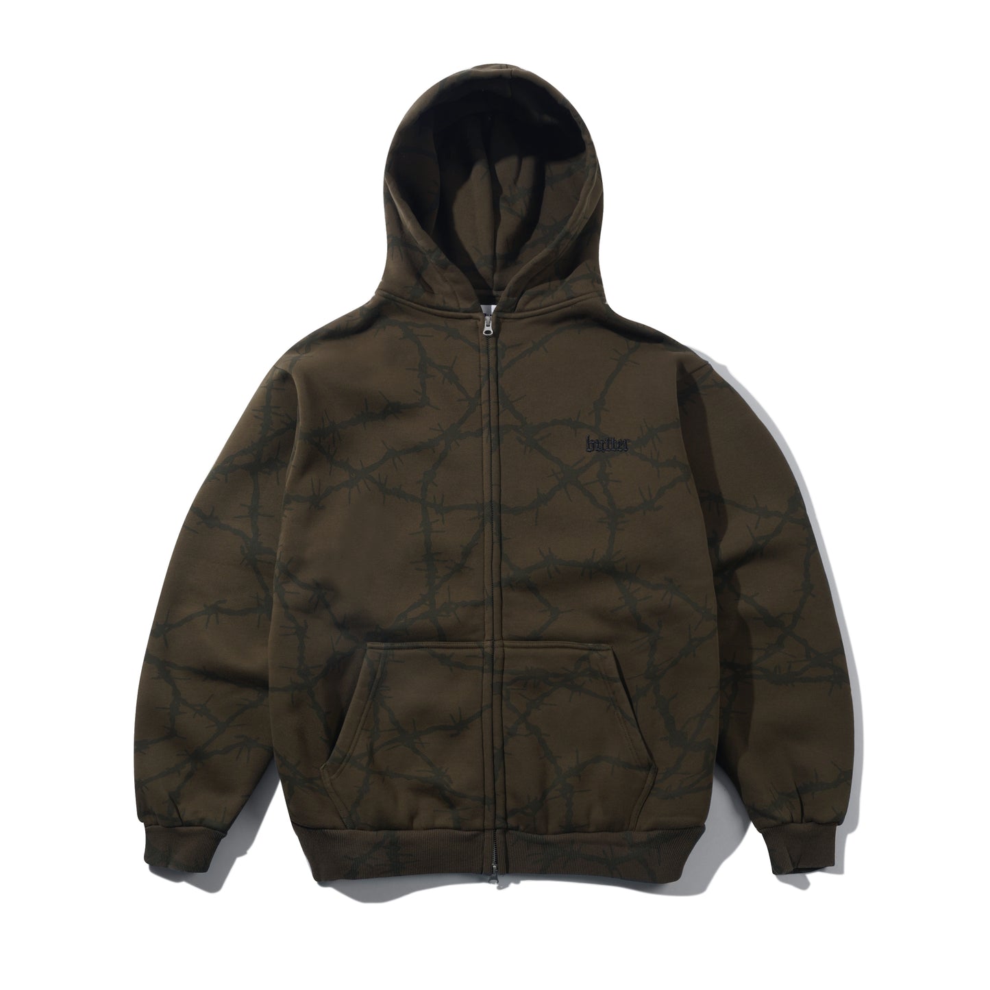 Butter Goods - Wired Zip-Thru Hood Fudge