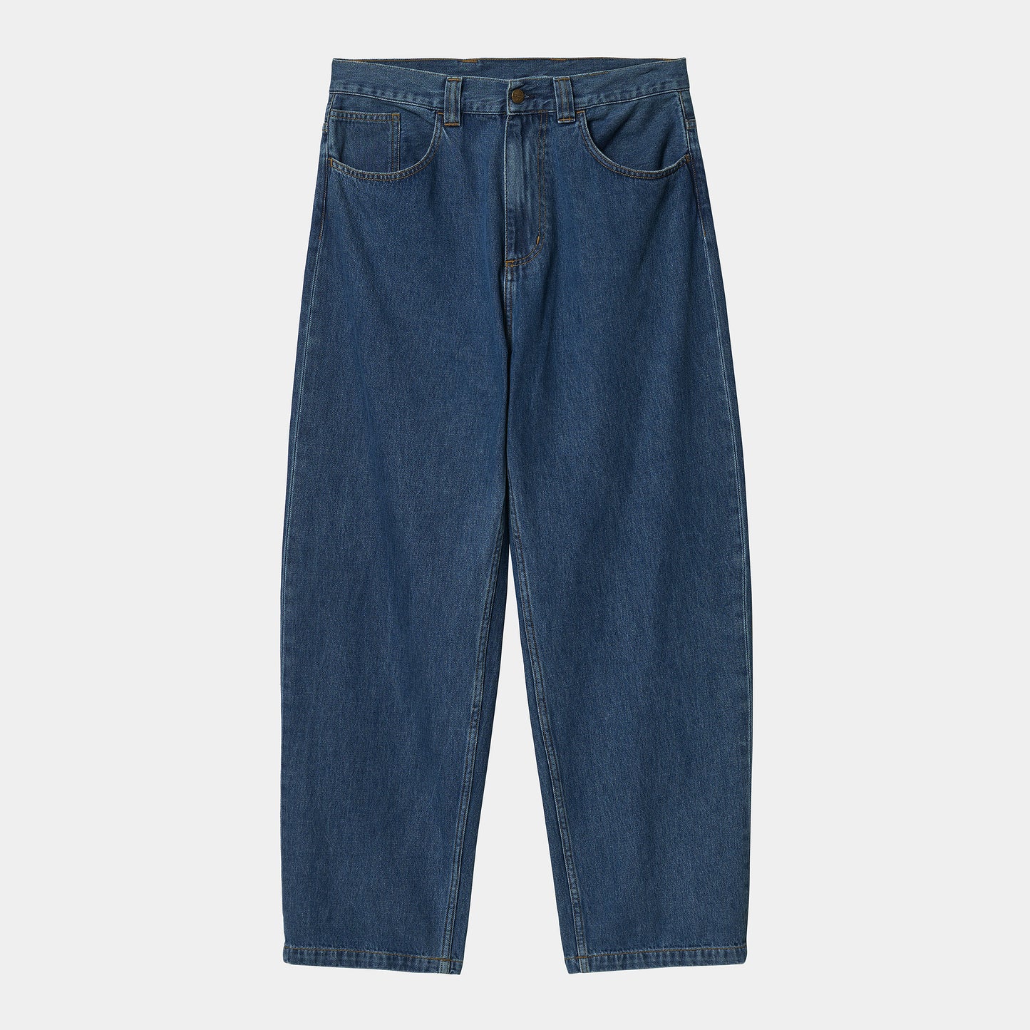 Carhartt WIP miesten siniset Loose fit farkut edestä
