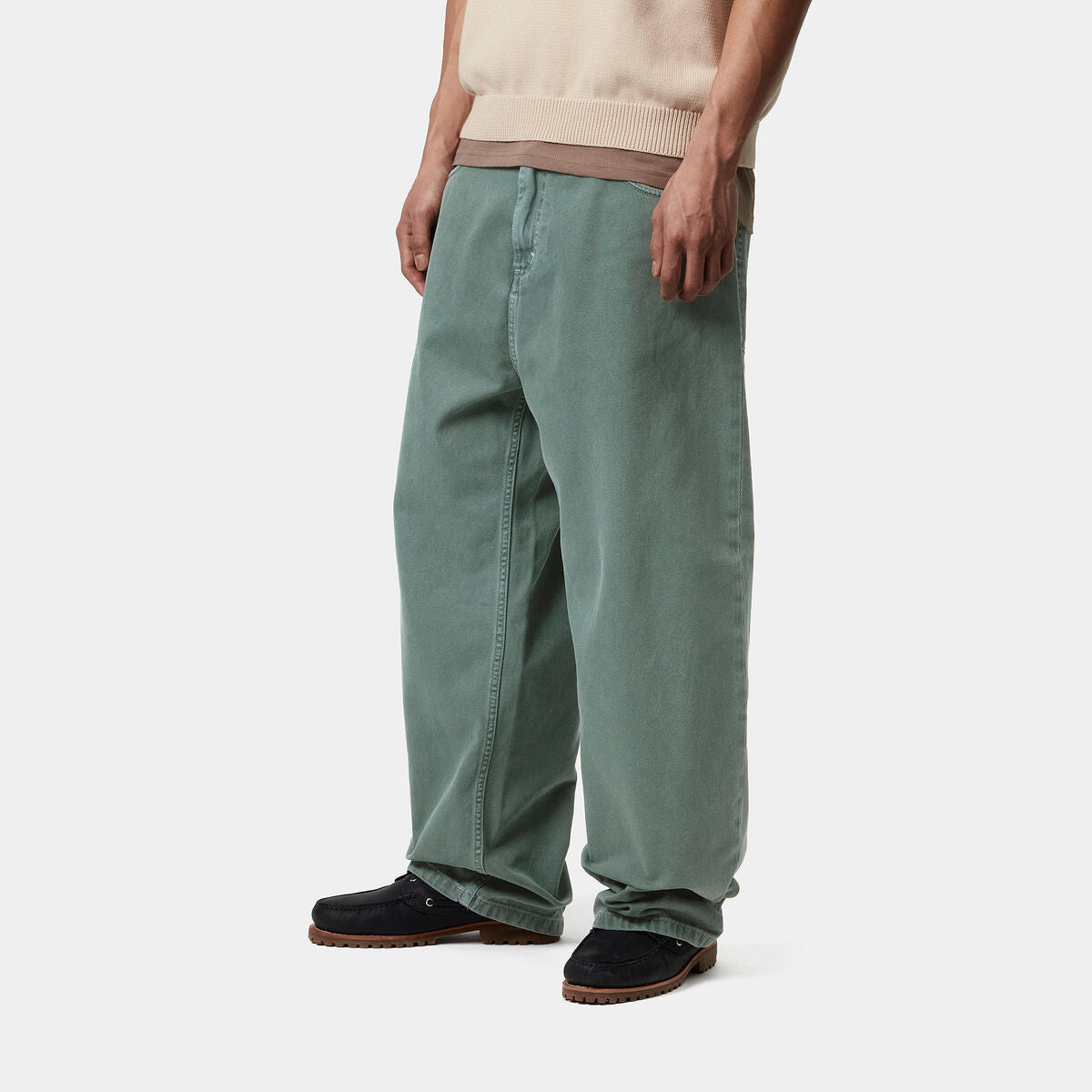 Carhartt - Brandon Pant Twill Silver Pine Stone Dyed