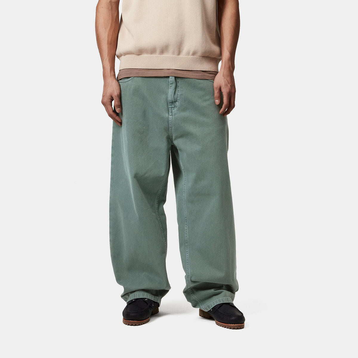 Carhartt - Brandon Pant Twill Silver Pine Stone Dyed