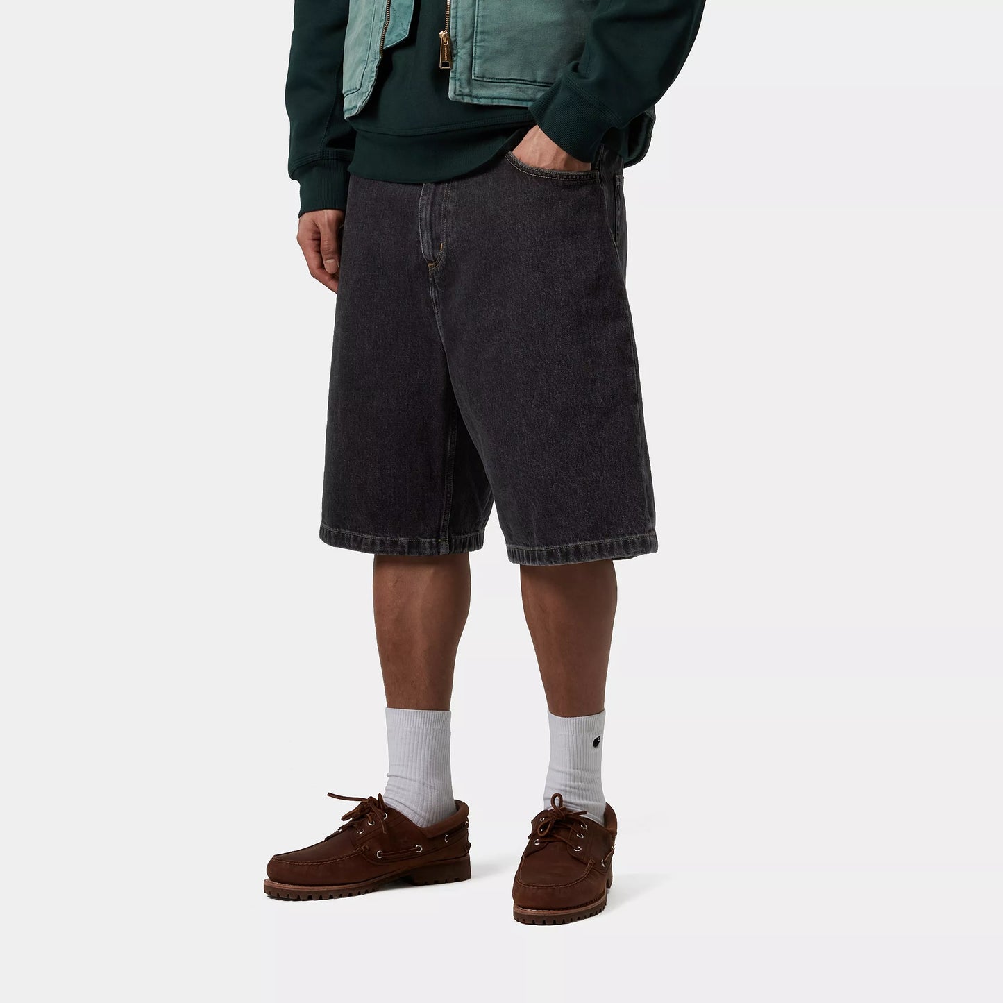 Carhartt - Brandon Short Black Stone Washed
