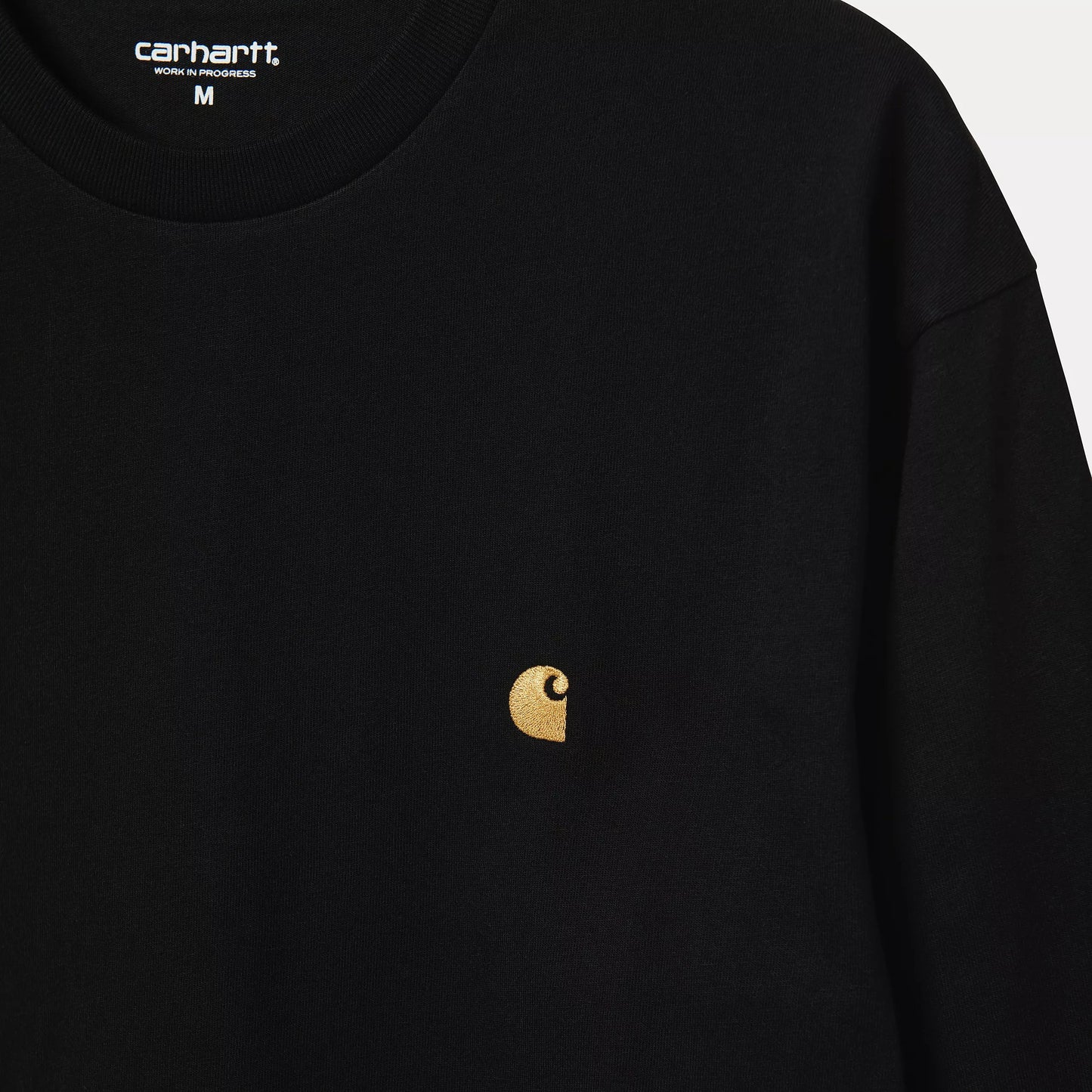 Carhartt - L/S Chase T-Shirt Black / Gold