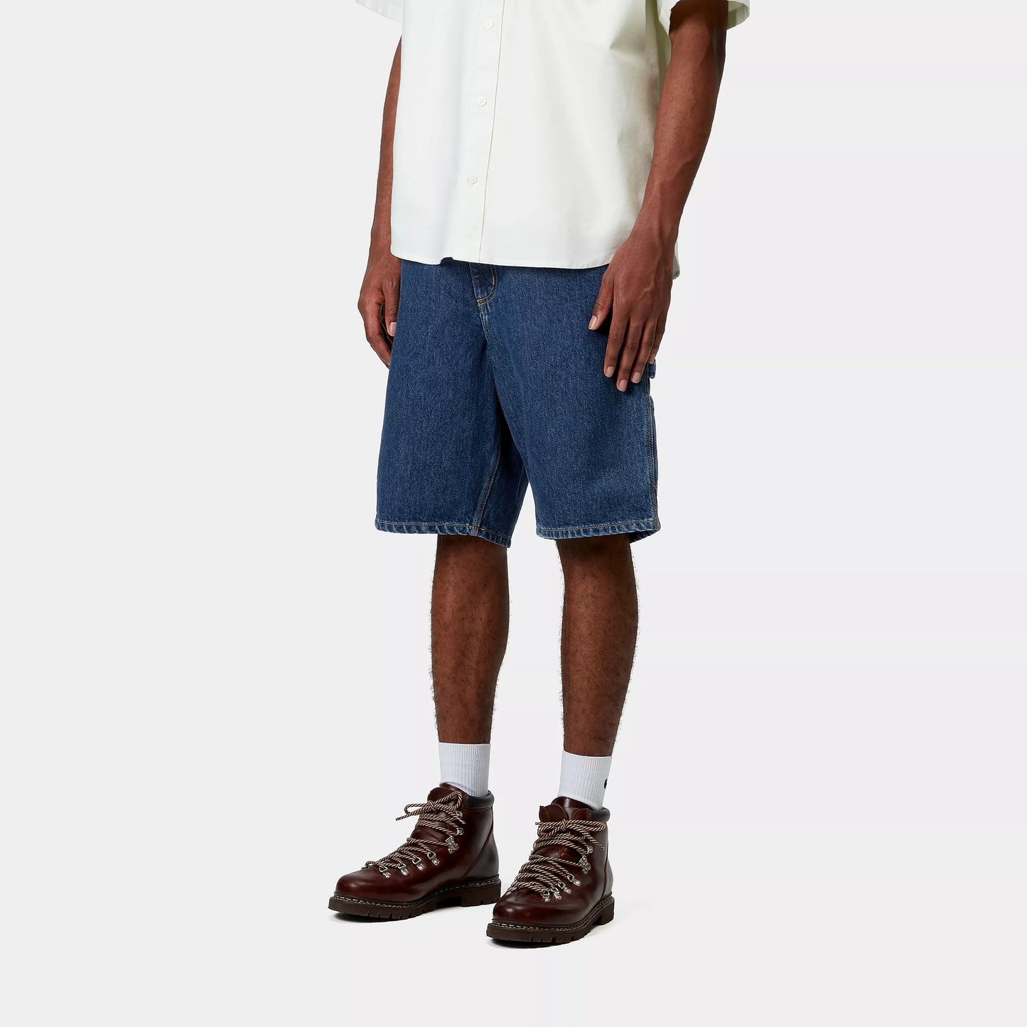 Carhartt - Single Knee Short Blue Stone Washed