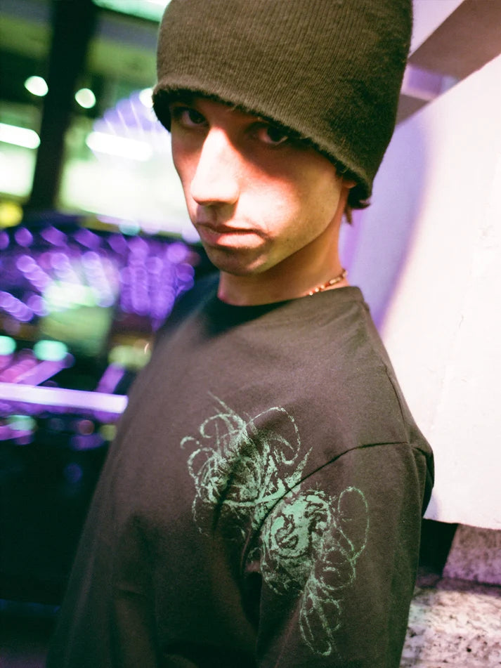 Yardsale - Flock T-Shirt Black