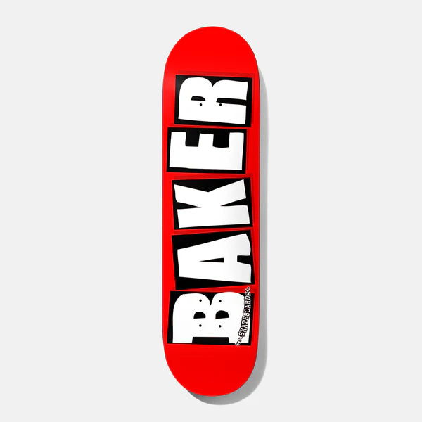 Baker - Brand Logo White 8"