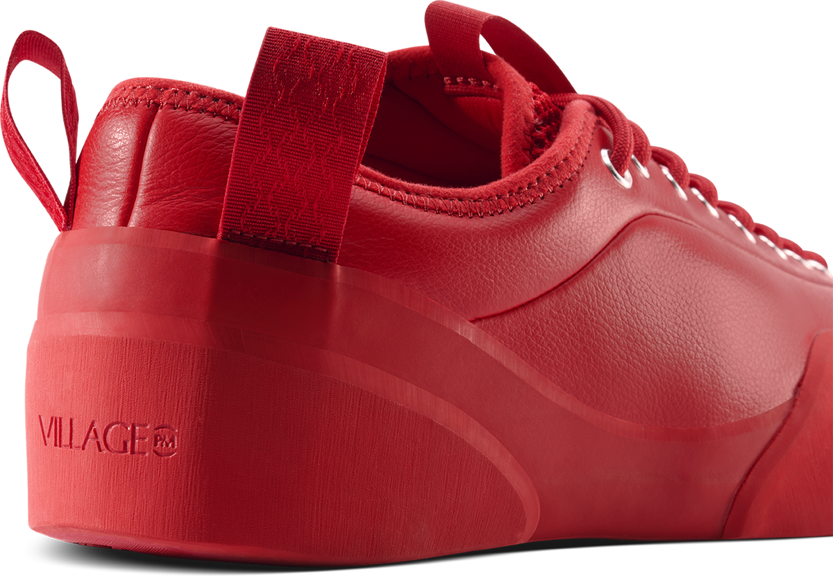 Village PM - 1PM Red Leather