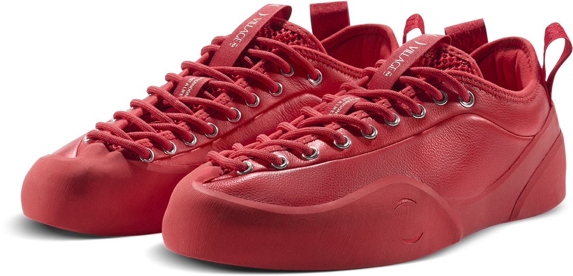 Village PM - 1PM Red Leather
