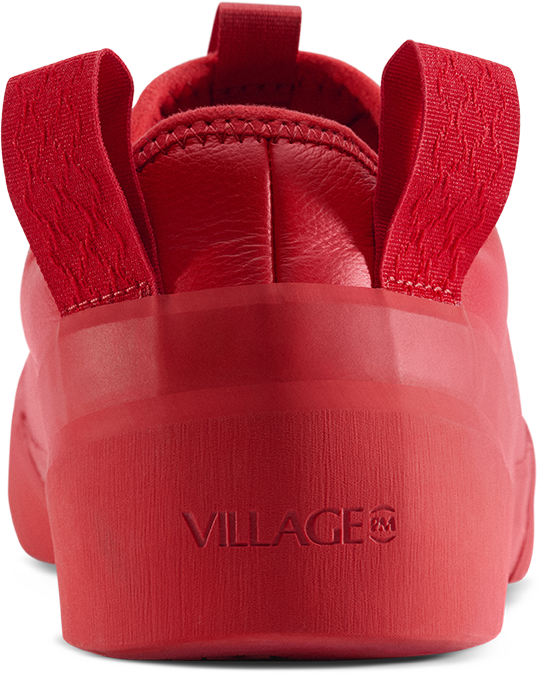 Village PM - 1PM Red Leather