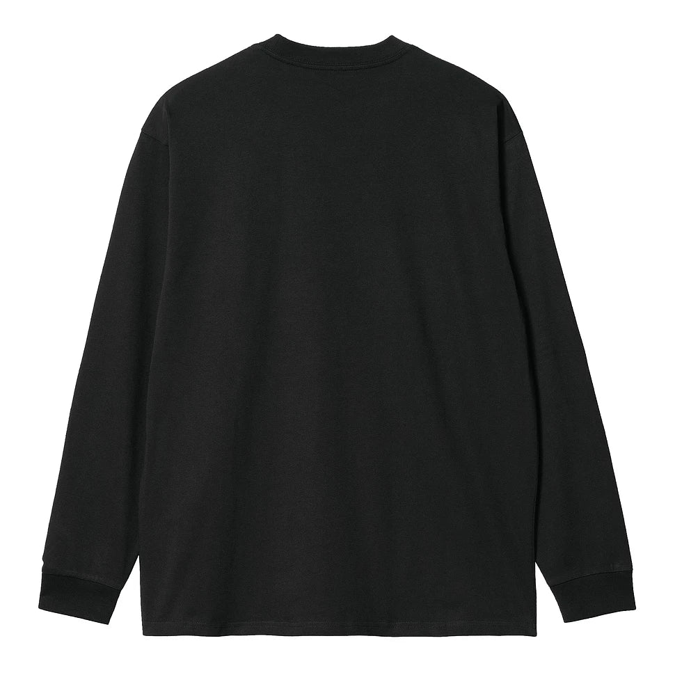 Carhartt - L/S Script Embroidery T-shirt Black