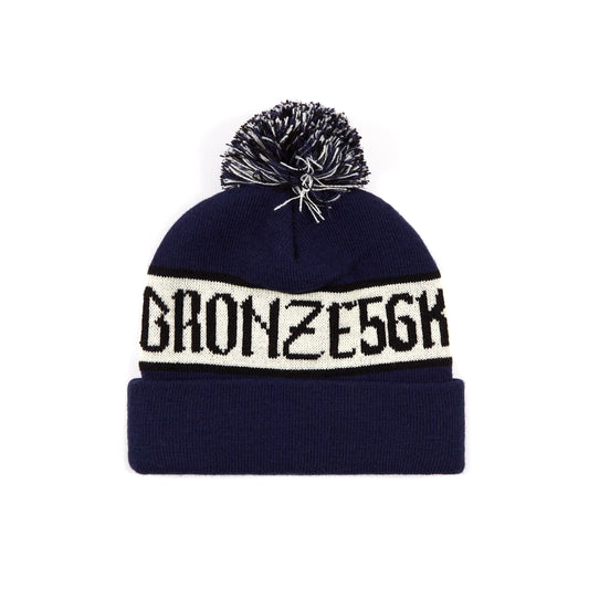 Bronze - Poof Ball Beanie Navy