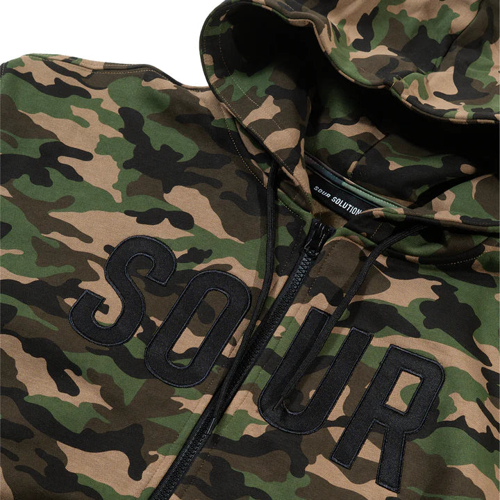 Sour - Army Zip Hood Camo