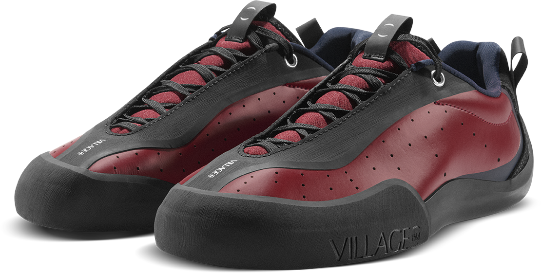 Village PM - 2PM Red / Natural Black