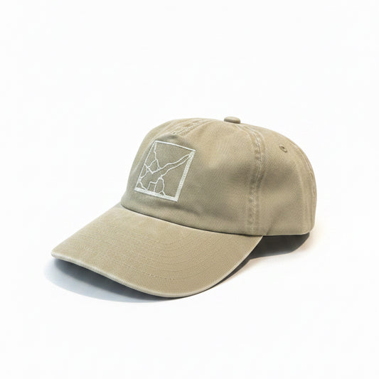 Tile Square - Square Logo Cap Washed Stone