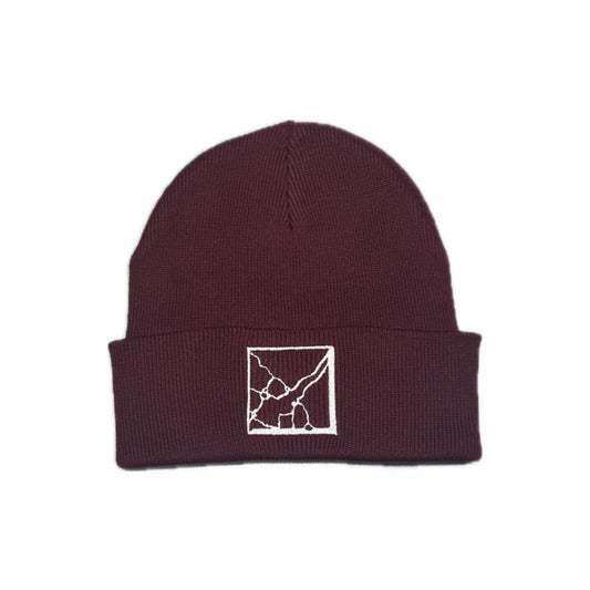 Tile Square - Square Logo Beanie Burgundy
