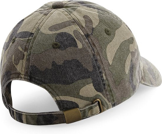 Tile Square - Logo Cap Washed Camo / Light Pink