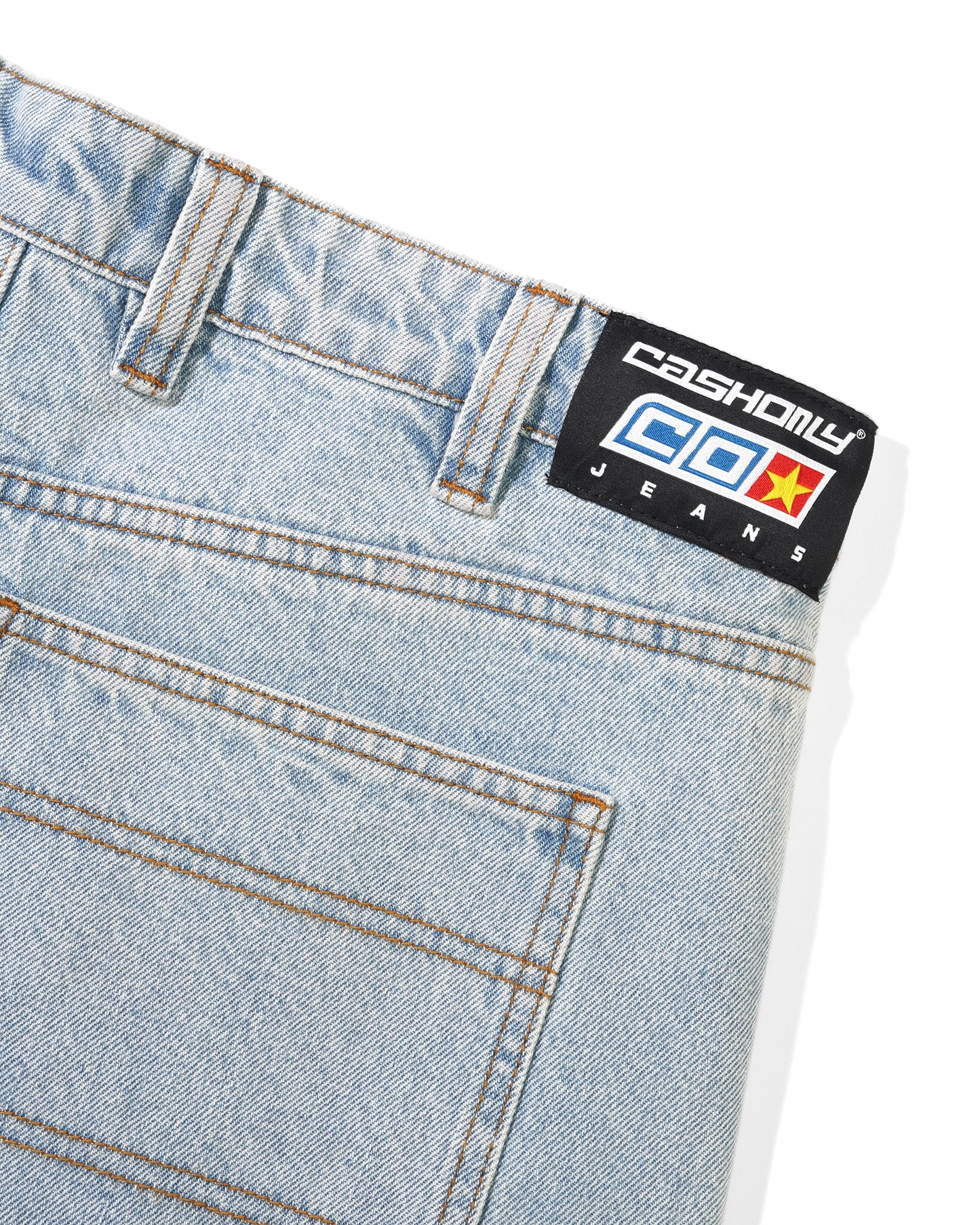 Cash Only - Aleka Cargo Jeans Light Wash
