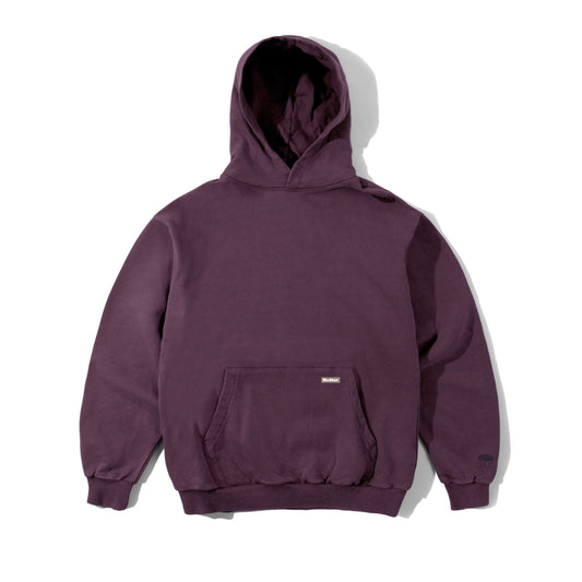 Butter Goods - Basic Pullover Hood Washed Plum