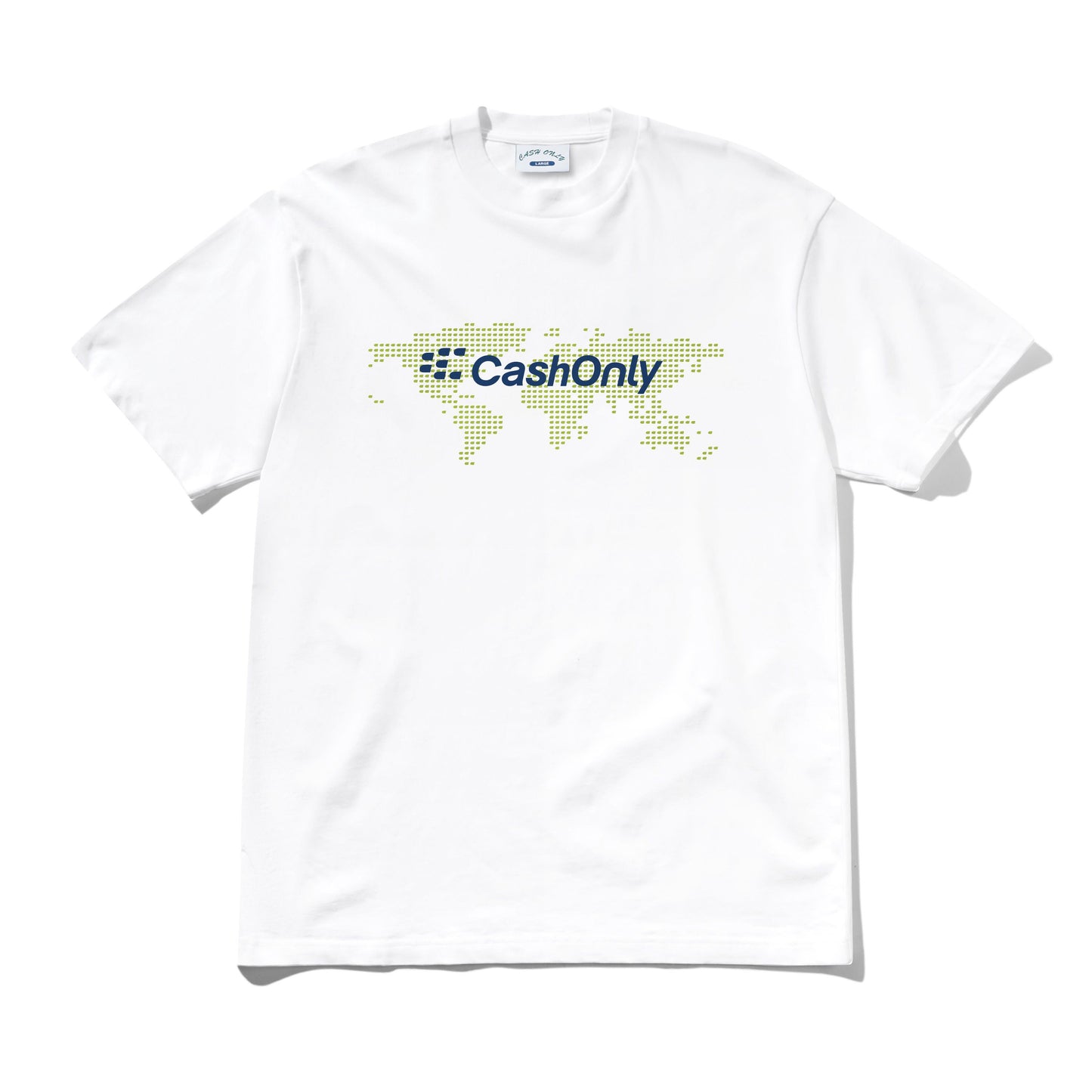 Cash Only - Business Tee White