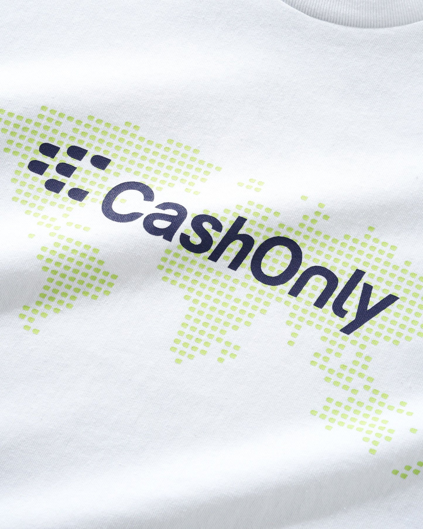 Cash Only - Business Tee White