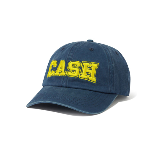 Cash Only - Campus 6 Panel Cap Washed Navy