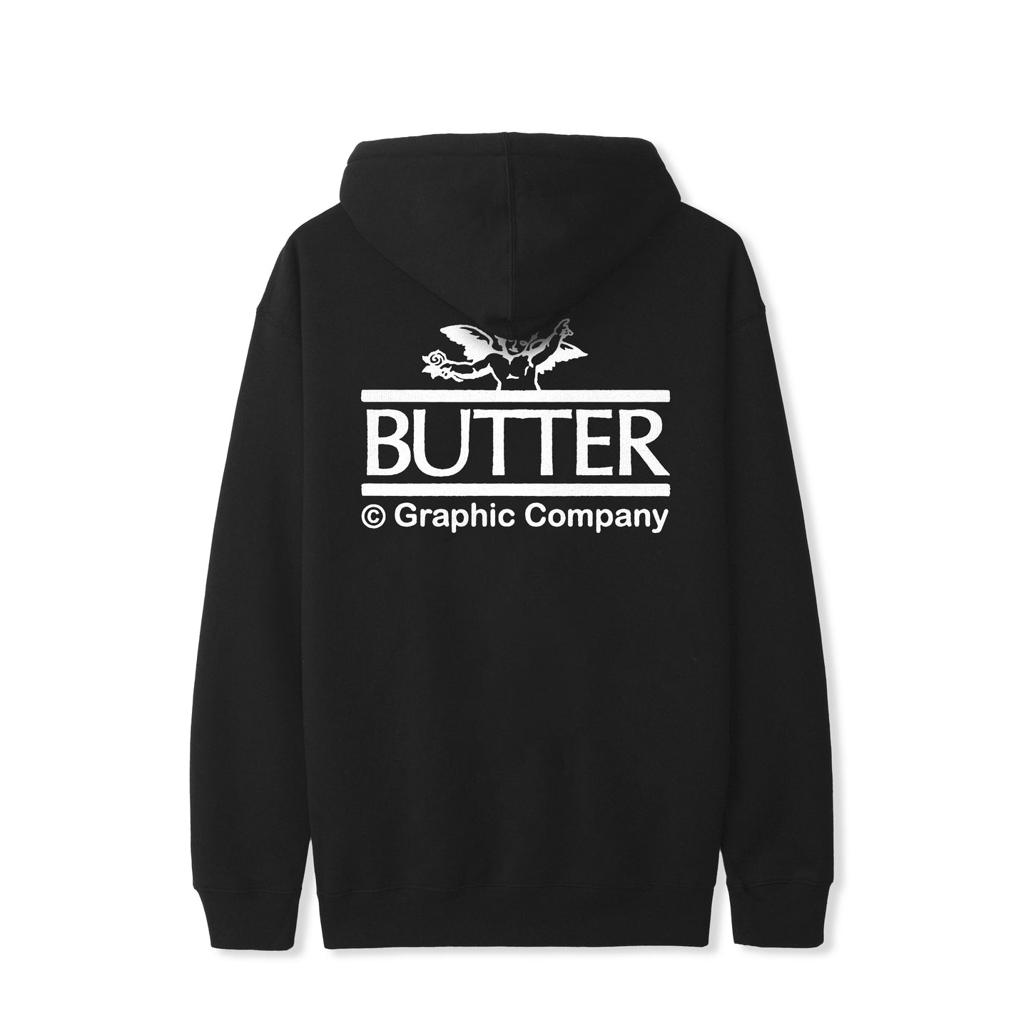 Butter Goods - Cherub Pullover Hood Black