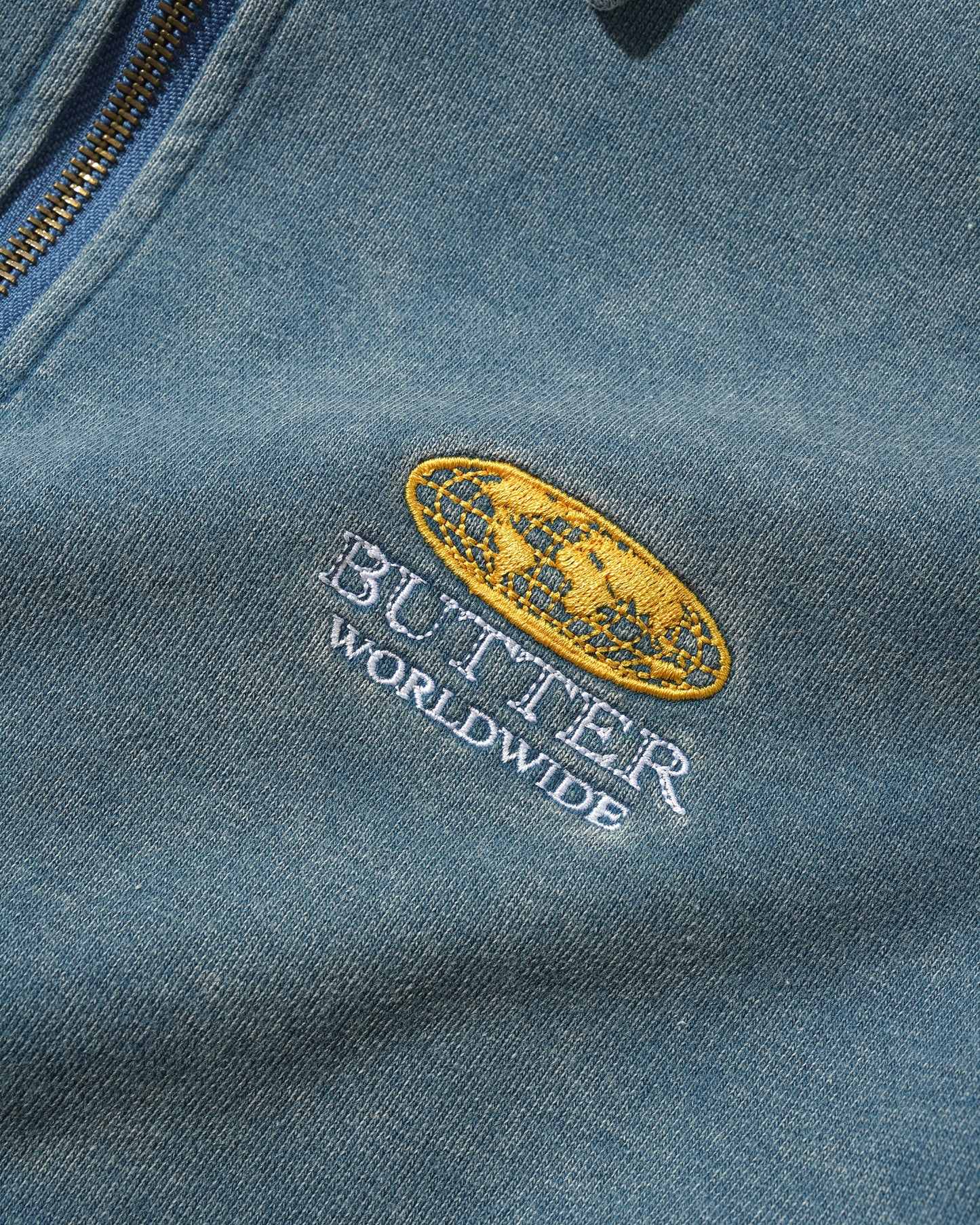 Butter Goods - Corp 1/4 Zip Pullover Navy