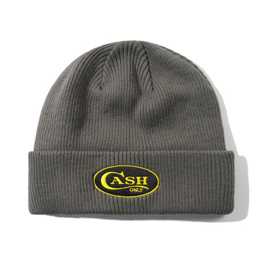 Cash Only - Emblem Beanie Grey