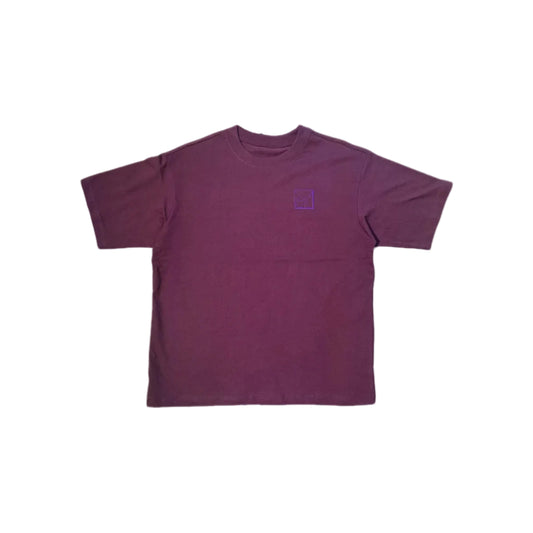 Tile Square - Square Logo Tee Plum
