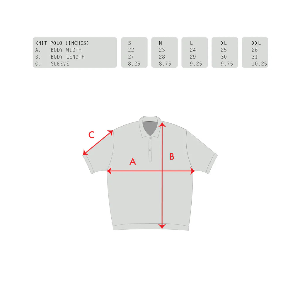 GX1000 - Polo Knit Shirt Black