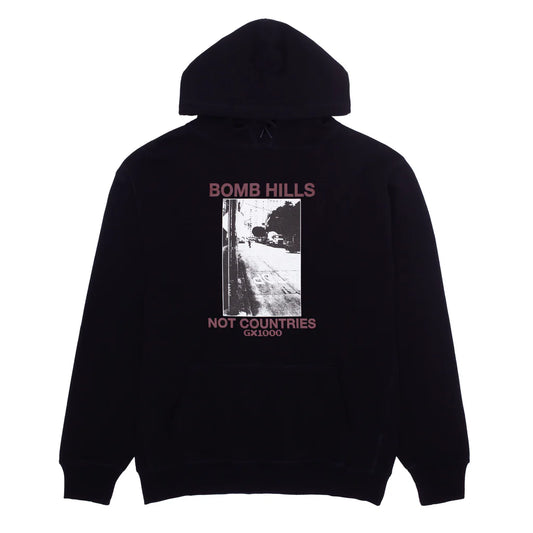 GX1000 - Bomb Hills Not Countries Hoodie Black