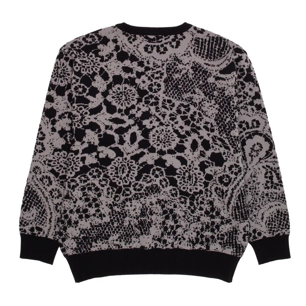 GX1000 - Jacquard Knit Sweater Laced Grey / Black
