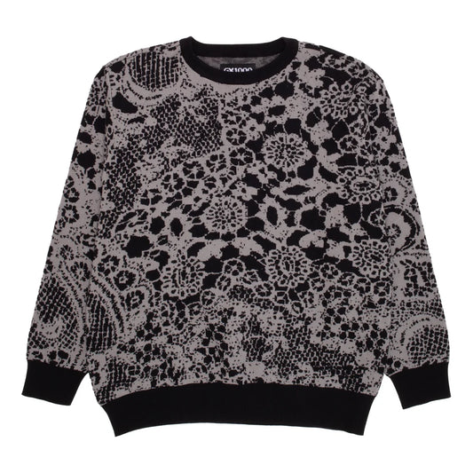 GX1000 - Jacquard Knit Sweater Laced Grey / Black